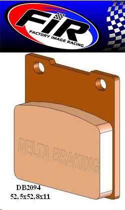 BRAKE PADS SINTERED METAL N4, RD-N4 HIGH FRICTION, DB2094 RD-N2 thumbnail 2