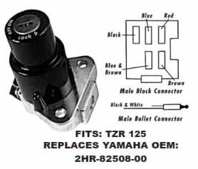 SWITCH IGNITION MAIN YAMAHA TZR125, 2RH-82508-00-00 thumbnail 3