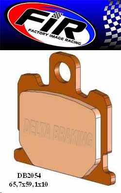BRAKE PADS MINERAL ORGANIC M DB2054-M1 thumbnail 3