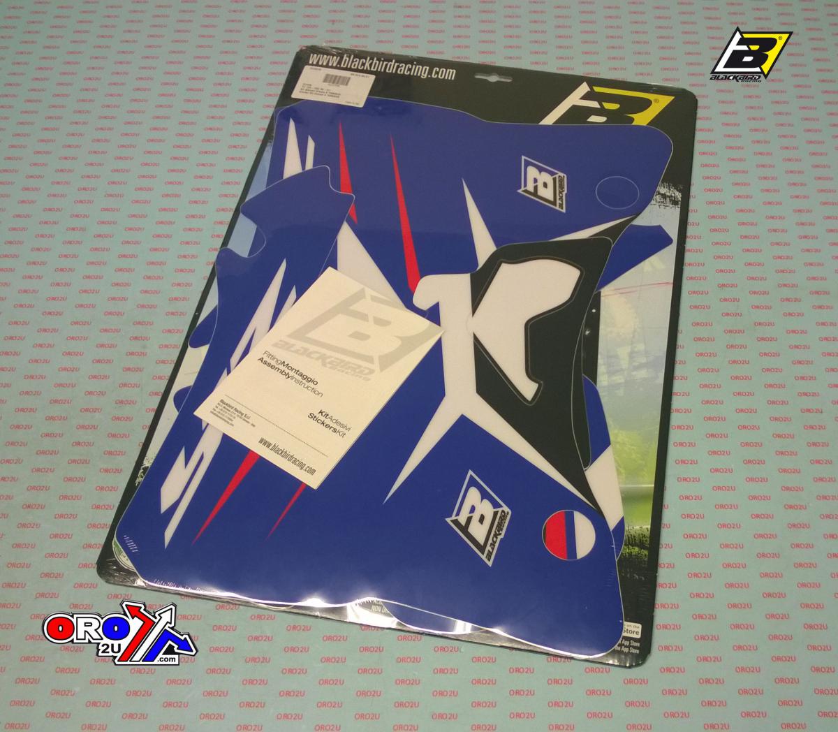 96-01 YZ125/250 DREAM-4, BLACKBIRD DECAL KIT 2233N thumbnail 3