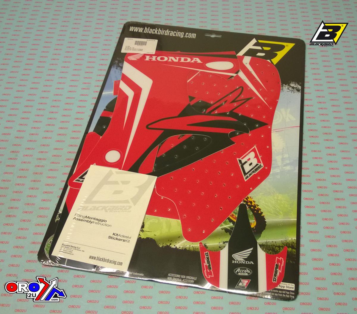 96-02 CR80 DREAM3 GRAPHIC, BLACKBIRD DECAL KIT 2116N thumbnail 3