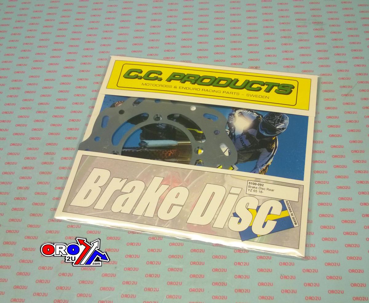 DISC BRAKE FRONT YZ 65 18', CC PRODUCTS 5100-090, BR8-2582T-00-00, YAMAHA image 1