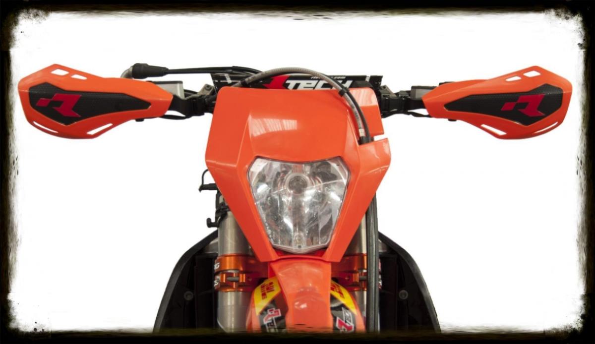 HP1 HANDGUARD KTM STYLE GREEN, RTECH R-REPPMHP1VE0, MX/ENDURO, HUSQVARNA KTM FITMENT thumbnail 2