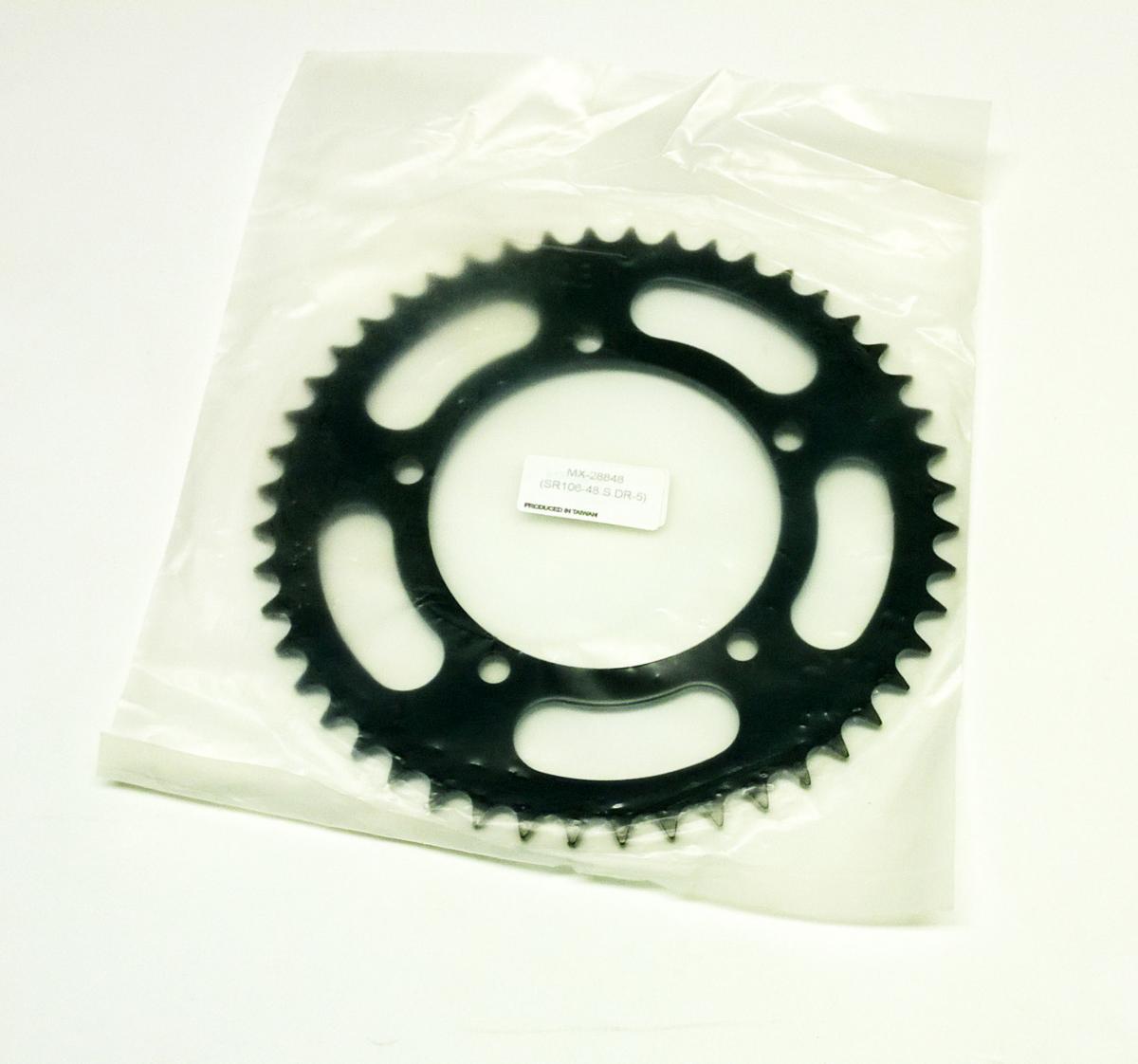 REAR SPROCKET STEEL 464 5-HOLE BLACK, KAWASAKI KX60, [JTR464.48] thumbnail 2
