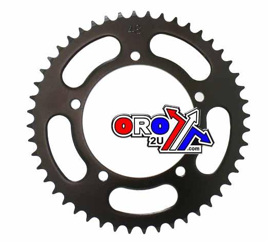 REAR SPROCKET STEEL 464 5-HOLE BLACK, KAWASAKI KX60, [JTR464.48] thumbnail 3