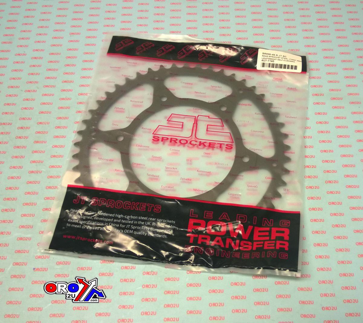 REAR SPROCKET STEEL JTR897.49SC JT, LIGHTWEIGHT SELF-CLEANING, JTR897.49 SR897-49 thumbnail 3