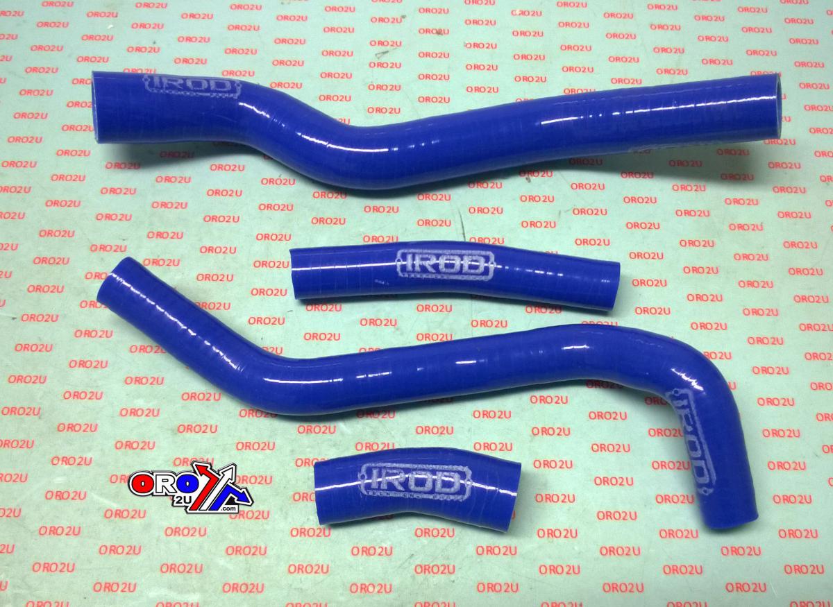 HOSE KIT 4pcs YAMAHA WRF450 WR450F 16-18, SILICONE RADIATOR BLUE 010116, IROD image 1