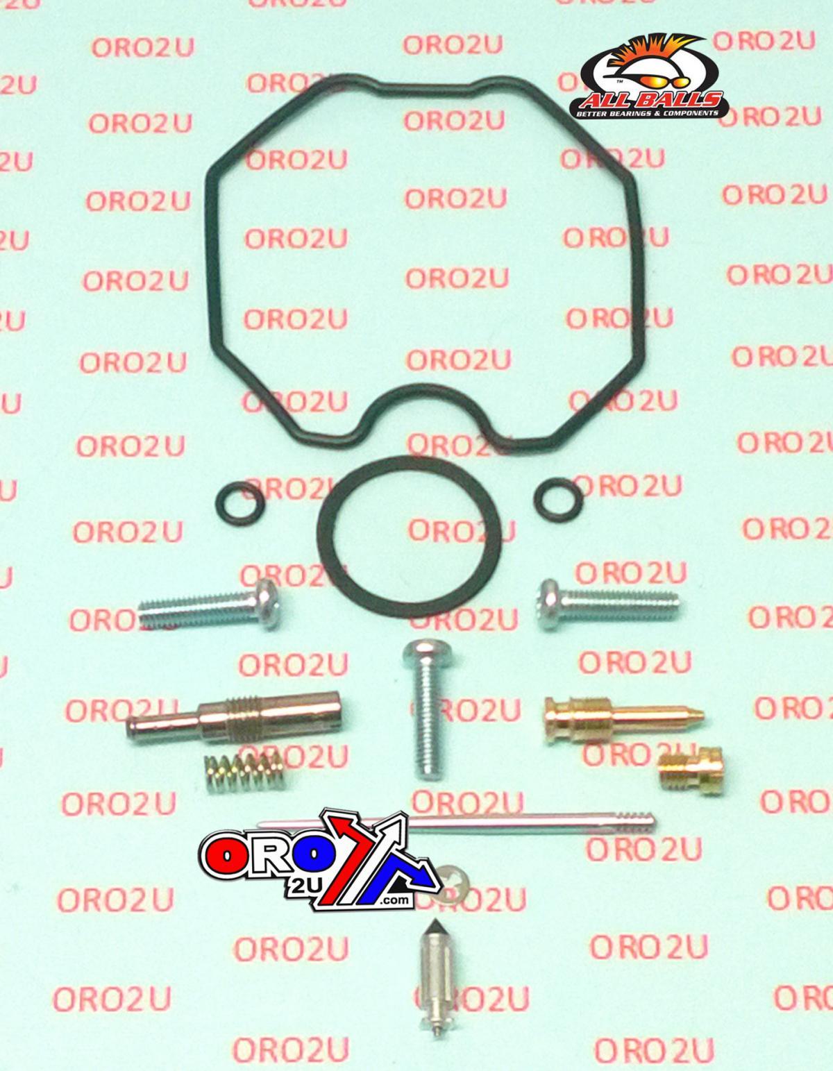 CARBURETOR REBUILD KIT 94-97 HON TRX200, ALLBALLS 26-1599 ATV thumbnail 2