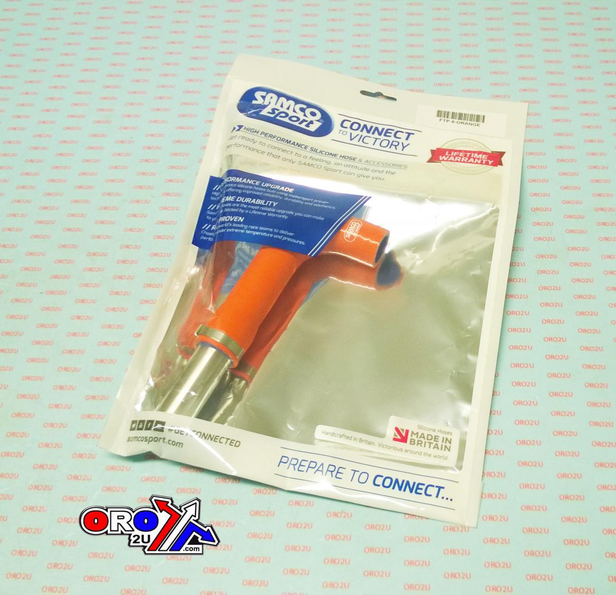T PIECE COOLANT HOSE SAMCO FTP-6-OR 79135073000 79135071044 image 1