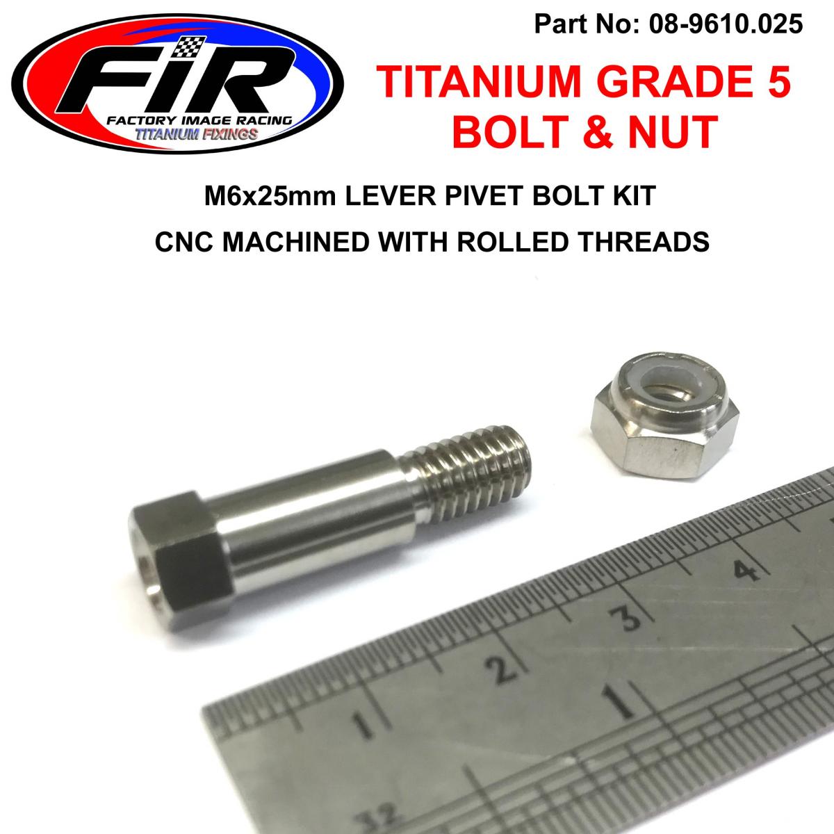 TITANIUM GR5 PIVOT BOLT KIT YAM, KAW 92153-0807 / YAM 90109-06034 image 1