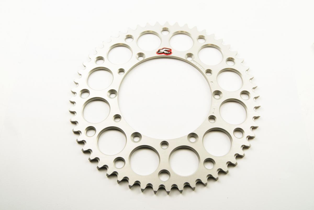 REAR SPROCKET ALLOY RENTHAL, ULTRALITE 112U-520-53GESI SILVER, 112U-520-53GRSI image 1