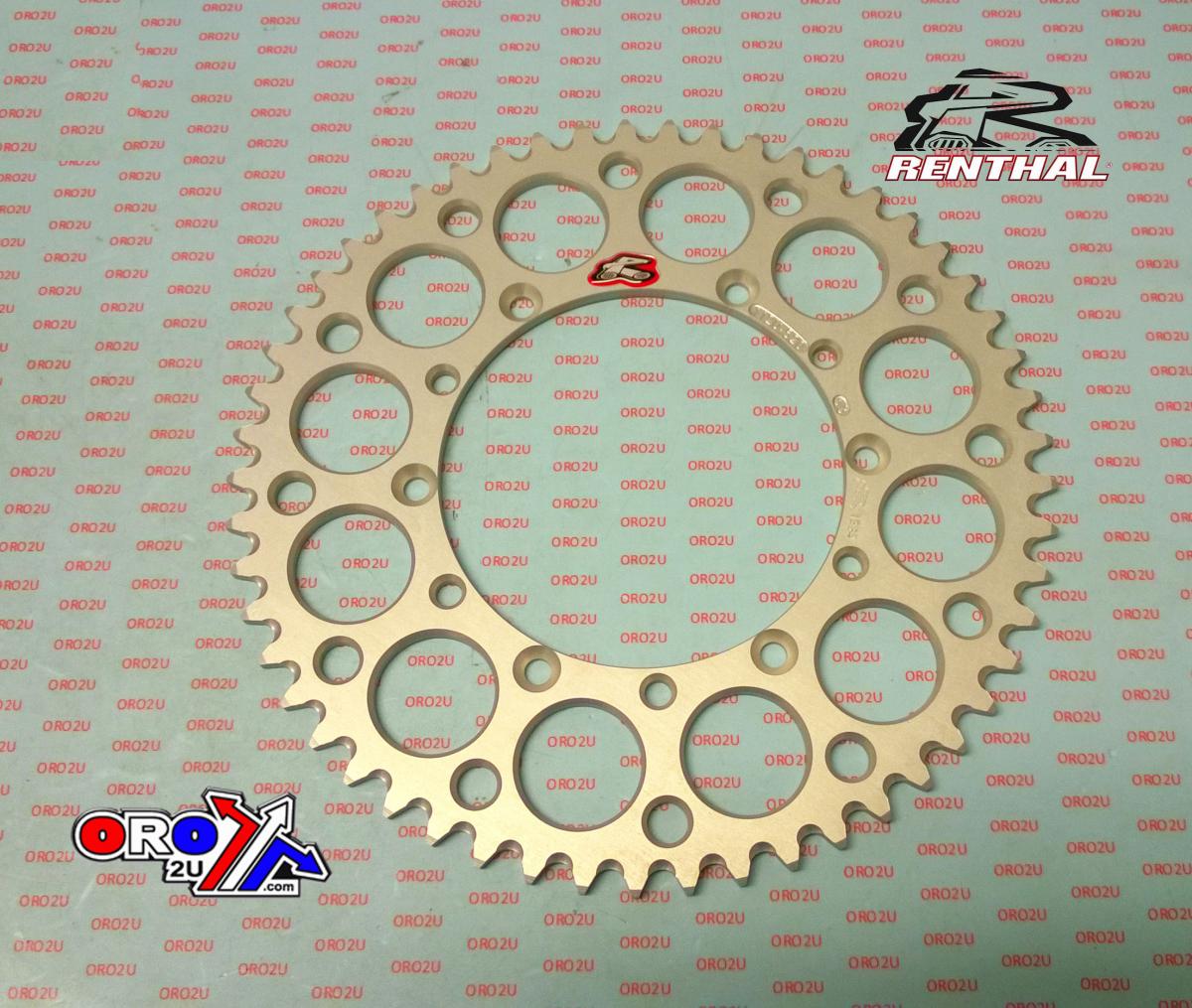 REAR SPROCKET ALLOY RENTHAL, ULTRALITE 112U-520-53GESI SILVER, 112U-520-53GRSI thumbnail 2