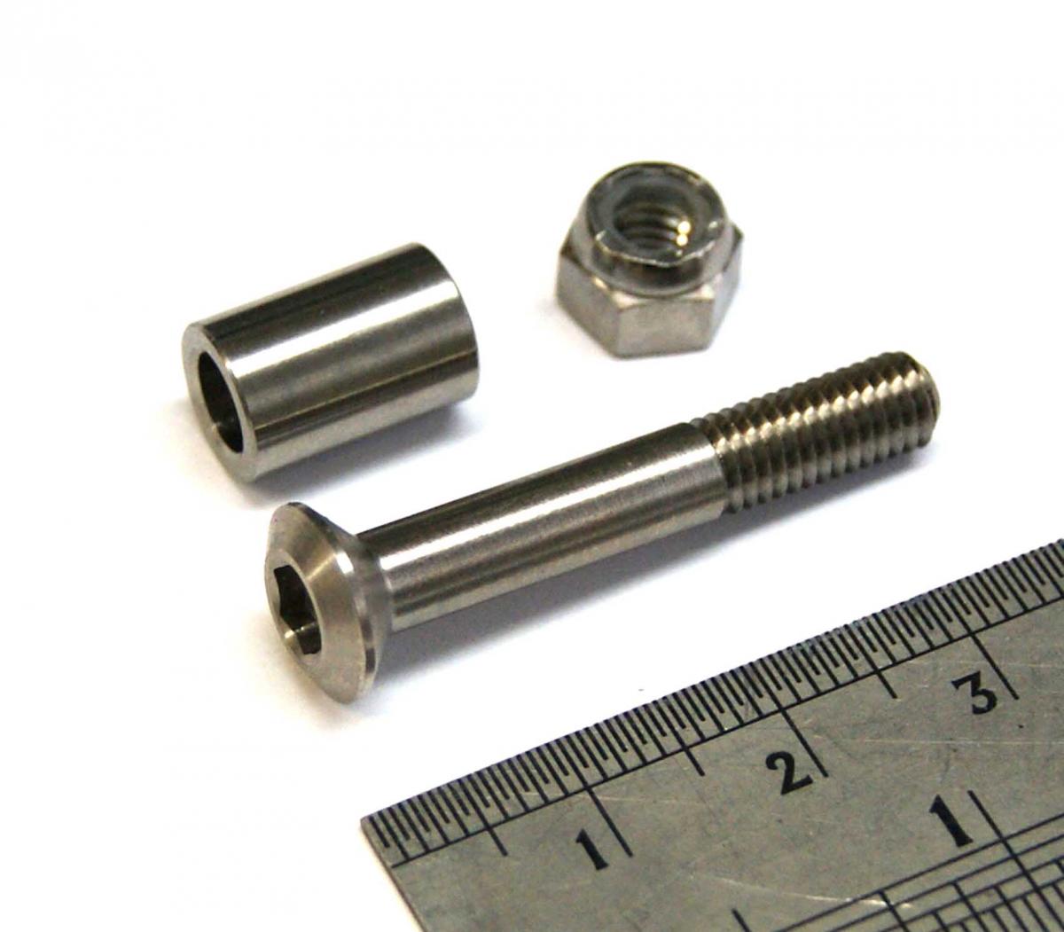 TITANIUM GR5 PIVOT BOLT KIT KTM, BREMBO 50302038000 1997>2013, CLUTCH / thumbnail 3