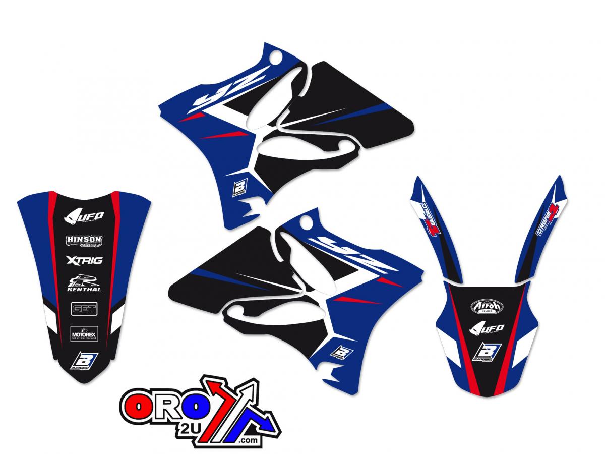 02-14 YZ125 YZ250 DREAM 4, BLACKBIRD DECAL KIT 2231N thumbnail 3