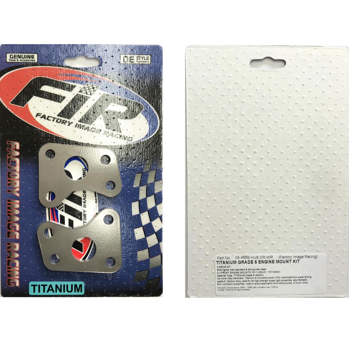 TITANIUM ENGINE MOUNT 1985 / 1988, FRONT PAIR / CR WR 250 400 500, 15-11-253-01 / 151125301 thumbnail 2