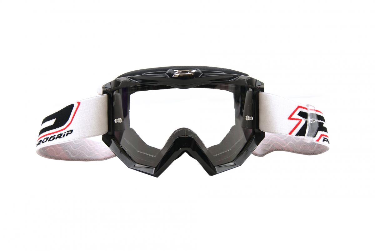 PROGRIP ATZAKI GOGGLE BLACK WITH CLEAR LENS, PG3201 BLACK image 1