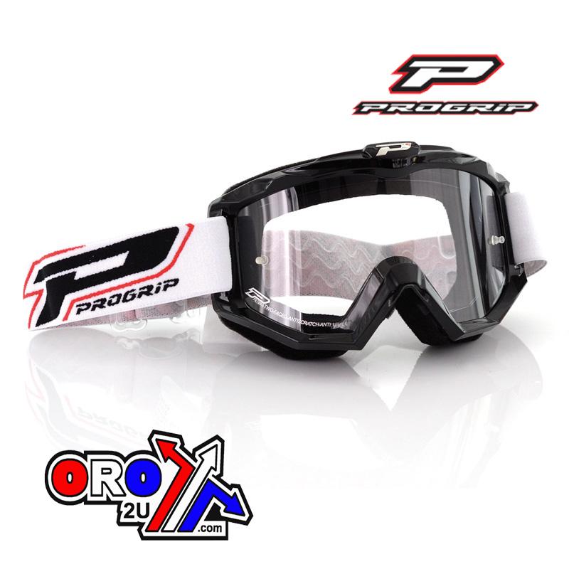 PROGRIP ATZAKI GOGGLE BLACK WITH CLEAR LENS, PG3201 BLACK thumbnail 2