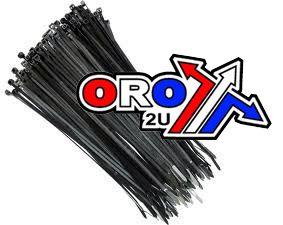 NYLON CABLE ZIP TIES - BLACK, 140mm x 3.4mm - PACK OF 100 thumbnail 3