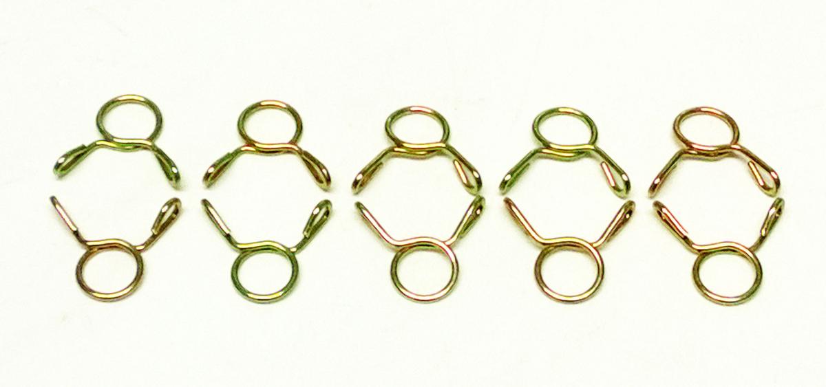 HOSE CLAMP / CLIP ID: 7mm PACK 10, ID RANGE 7MM -8.5MM thumbnail 2