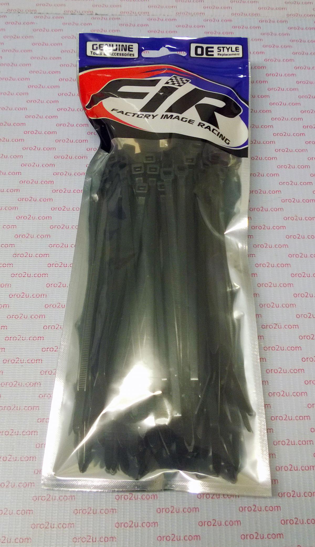 NYLON CABLE ZIP TIES - BLACK, 160mm x 4.8mm - PACK OF 100 thumbnail 3
