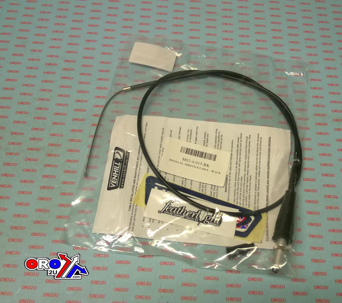 CABLE THROTTLE 1984 CR250/500 R, VENHILL H02-4-015-BKHONDA thumbnail 2