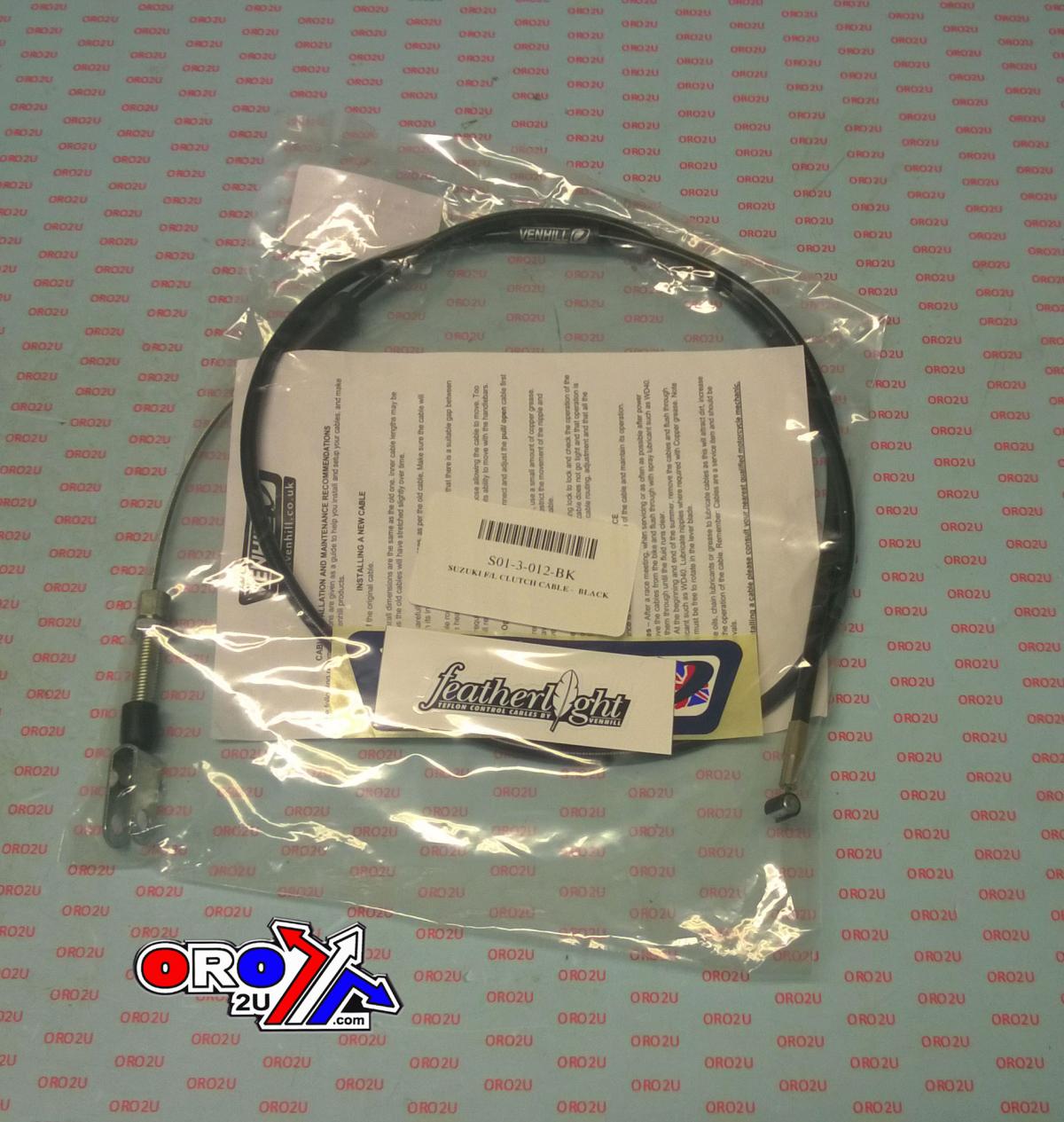 CABLE CLUTCH F/L SUZUKIRM 400/420 79/80, VENHILL S01-3-012-BK SUZUKI thumbnail 2