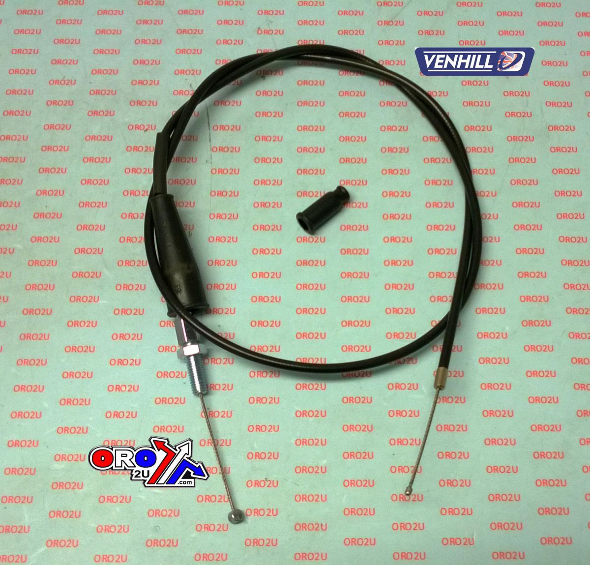 CABLE THROTTLE F/L SUZUKI RM125/250 1988 ONLY, VENHILL S01-4-032-BK image 1