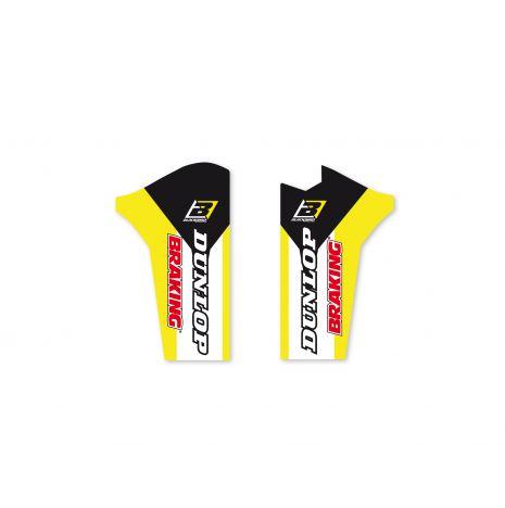 14-15 HUSQVARNA FORK DECALS, BLACKBIRD 5605N