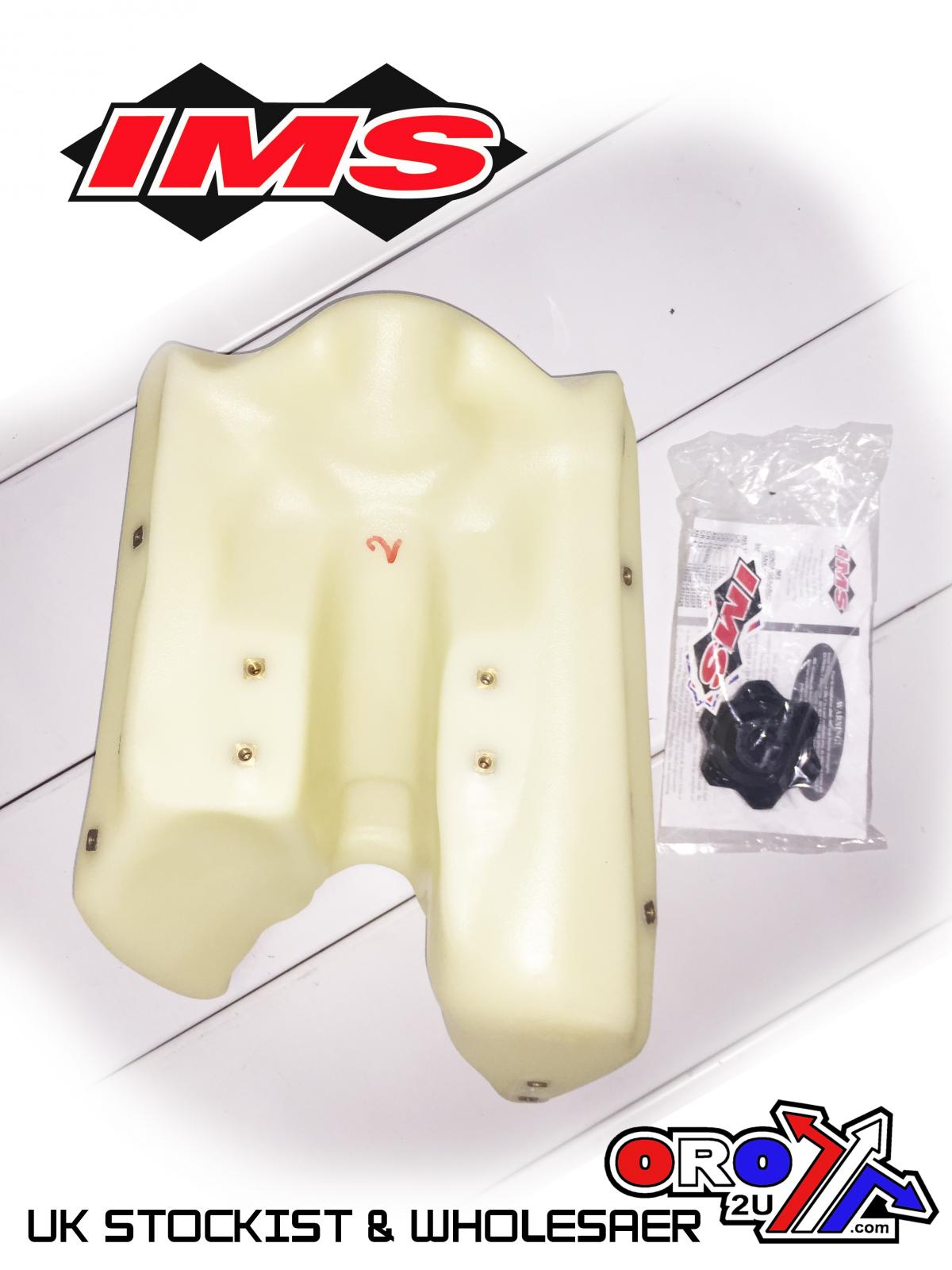 IMS Fuel Tank 3.5 gal Natural Screw Cap, Honda CR125 1987-1988, 112214-N2 thumbnail 2