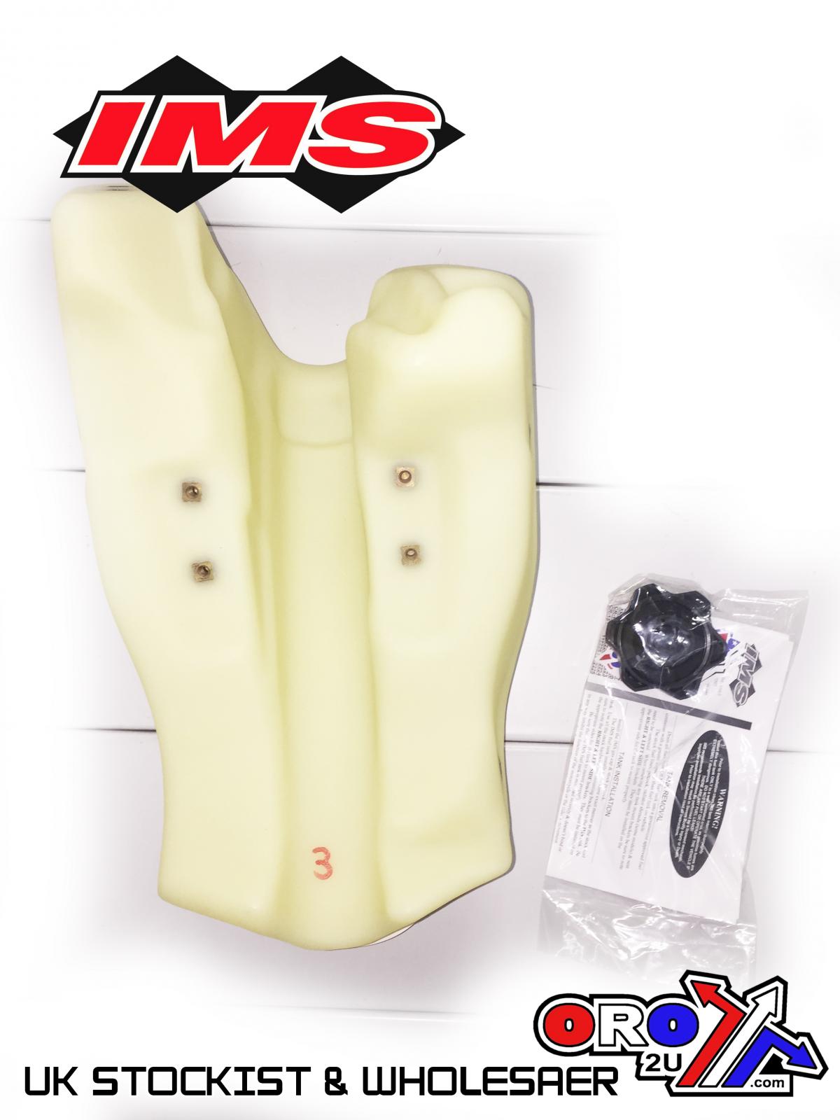 IMS Fuel Tank 3.6 gal Natural Screw Cap, Honda CR250 1988-1989, 112216-N2 thumbnail 2