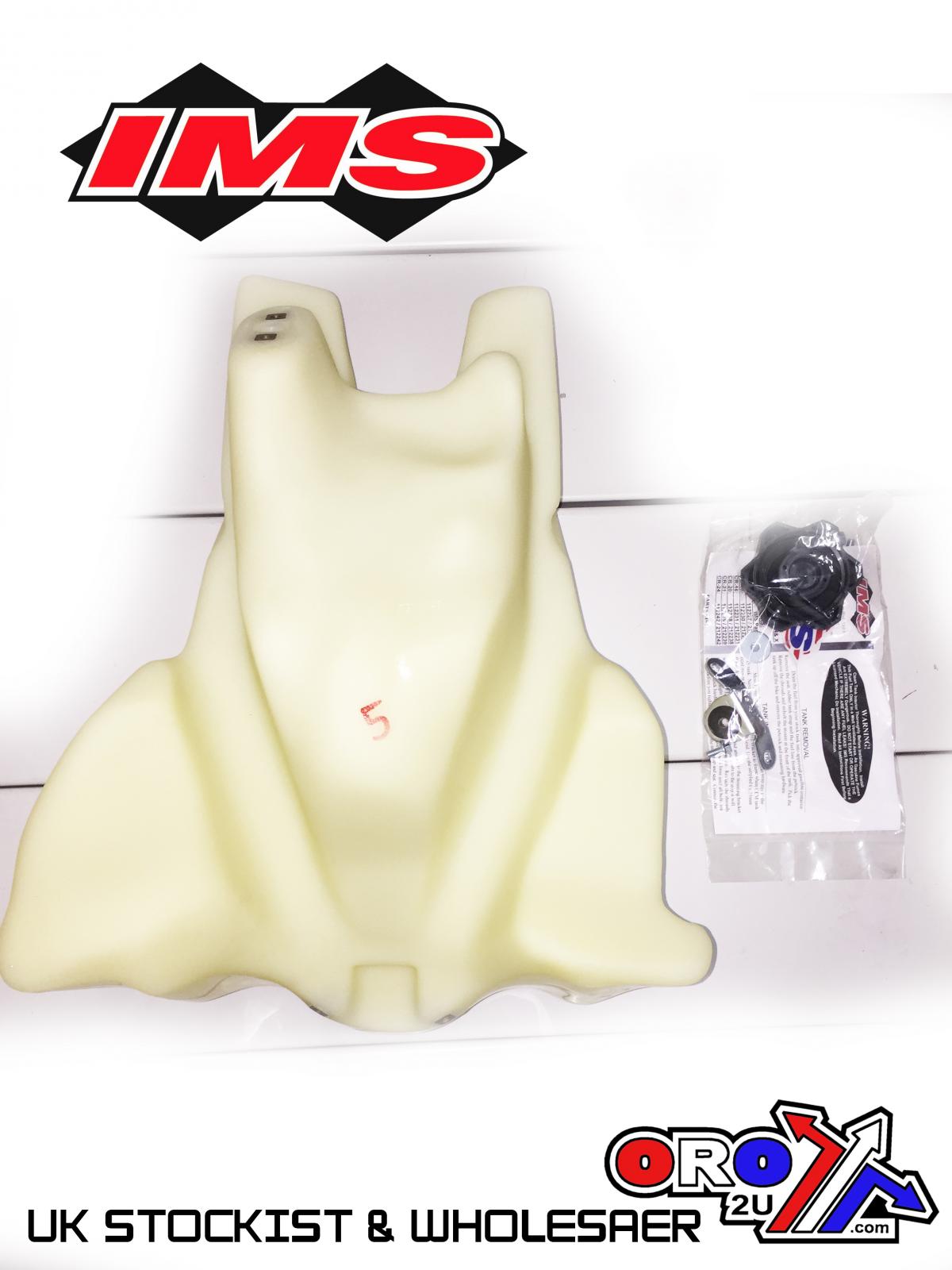 IMS Fuel Tank 3.7 gal Natural Screw Cap, Honda CR125 2000-2001, 112227-N2 thumbnail 2
