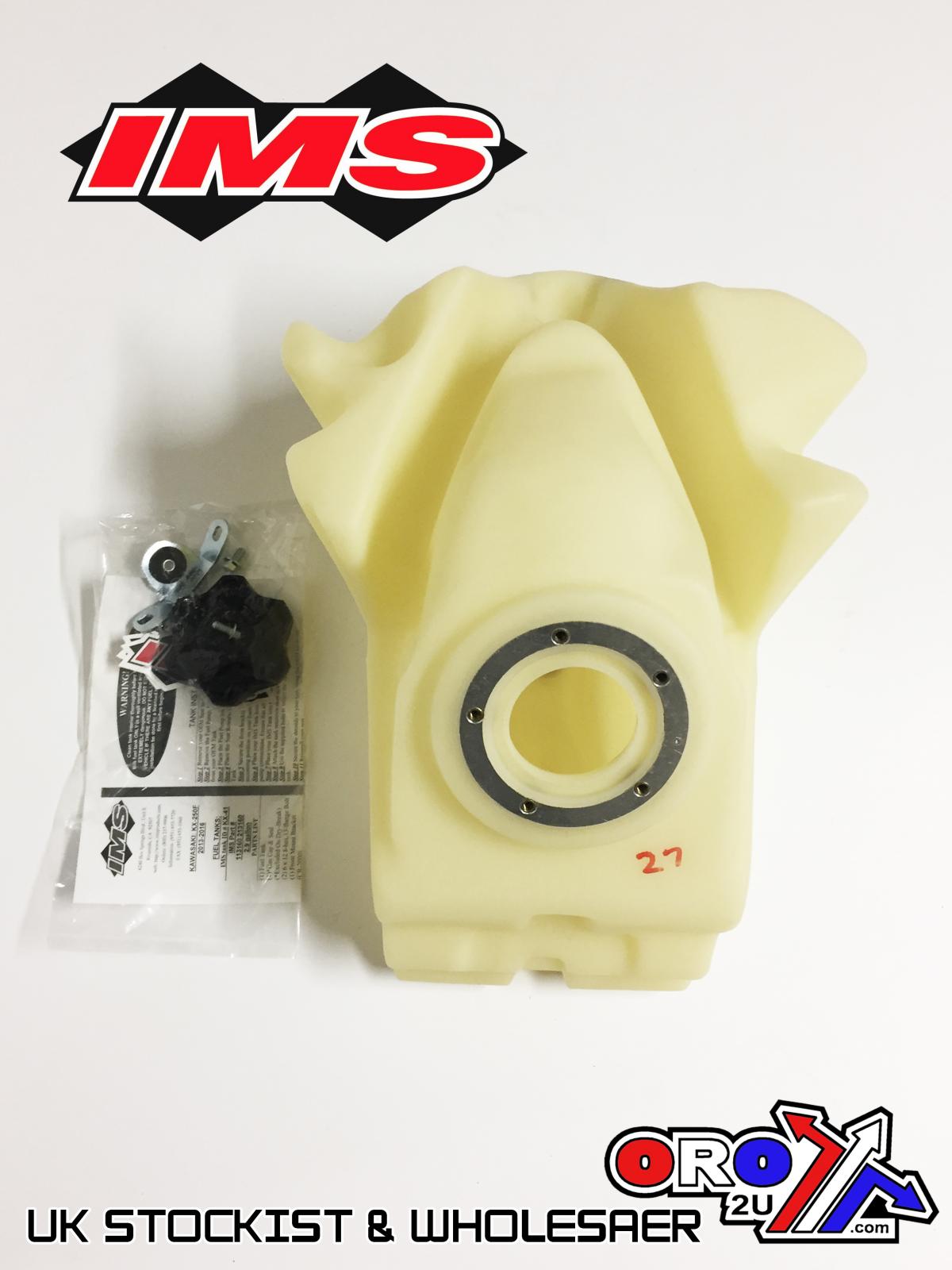 IMS Fuel Tank 2.9 gal Natural Screw Cap, Kawasaki KX250F 2013-2016, 113160-N2 thumbnail 2