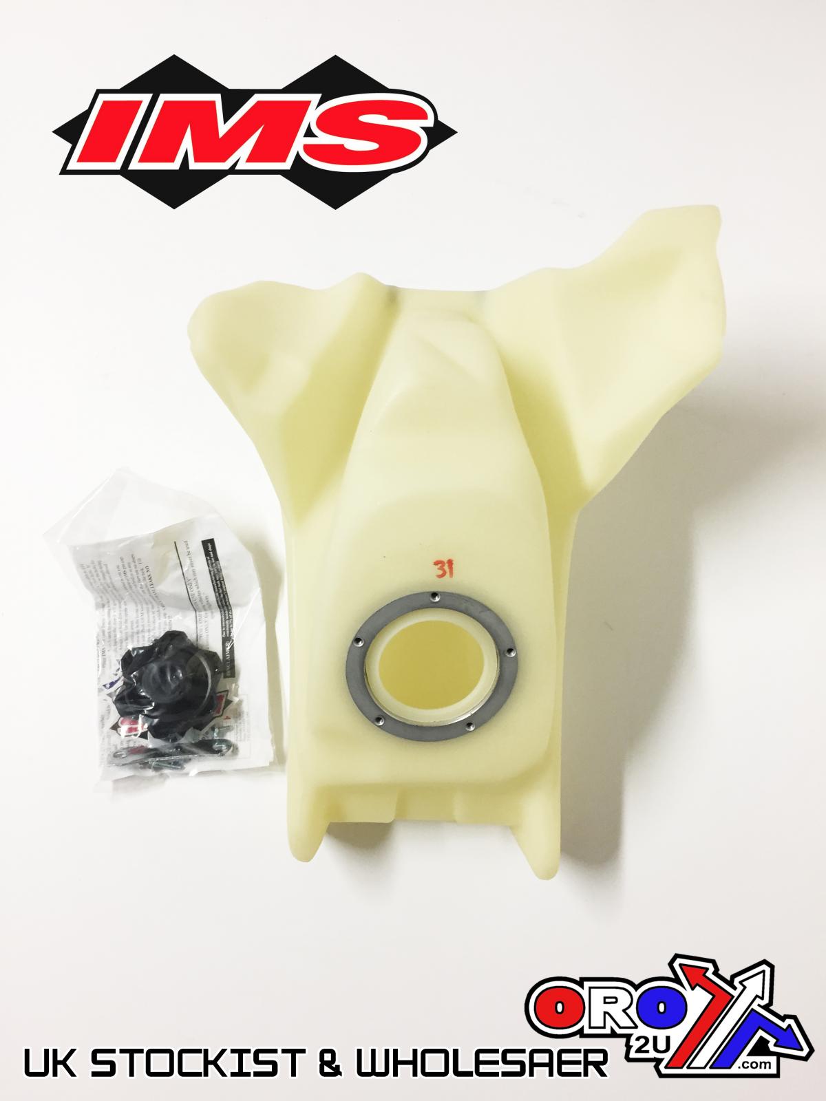 IMS FUEL TANK 2.5 GAL NATURAL SCREW CAP 2019-23 KAWASAKI KX450 113164-N2 thumbnail 2