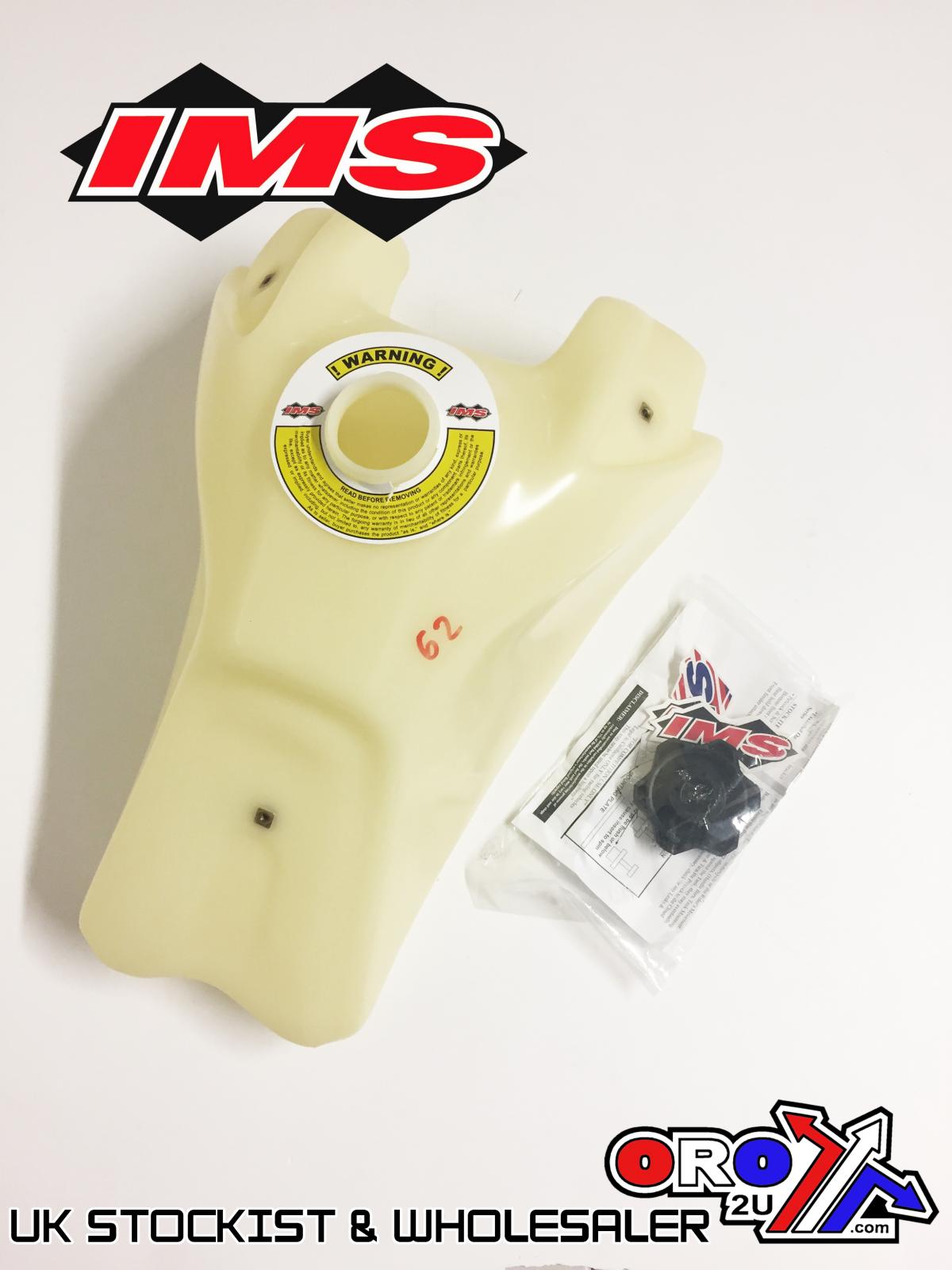 IMS Fuel Tank 3.7 gal Natural Screw Cap, Honda TRX450R 2008-2015, 122231-N2 image 1