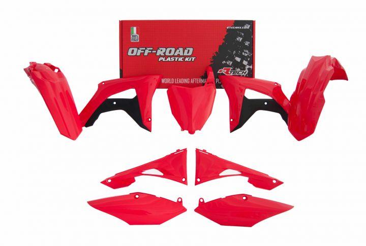 PLASTIC KIT RWE CRF250R 19-21 / CRF450R 19-20, RTECH R-KITCRF-RWE-519, WORKS EDITION image 1