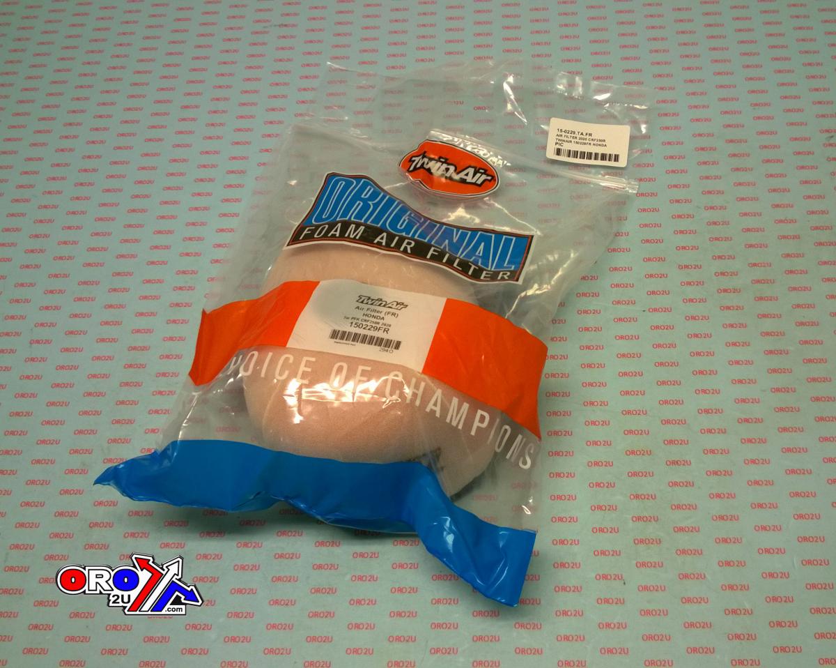 AIR FILTER 2020 CRF250R, TWINAIR 150229FR HONDA, BACKFIRE thumbnail 3
