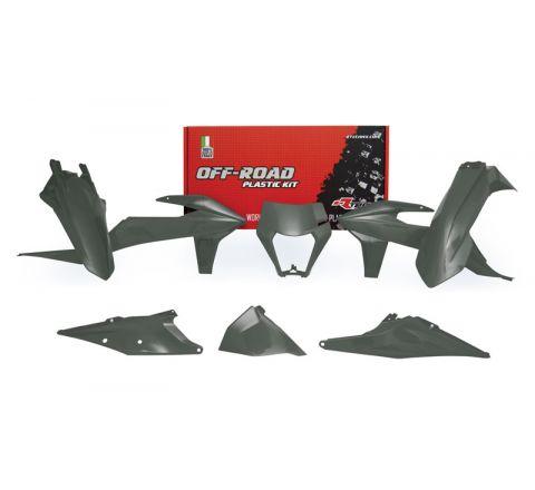 PLASTIC KIT/6 2020-23 EXC/EXC-F GREY, RTECH R-KITKTM-GR0-520 image 1