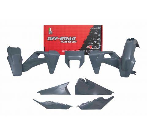 PLASTIC KIT/6 2020-23 TE/FE GREY, RTECH R-KITHSQ-GR0-520 image 1