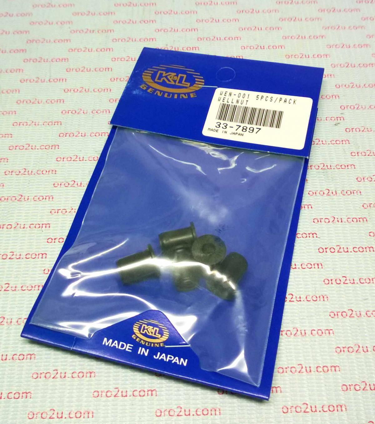 EXPANDING NUTS 09-16 HONDA CBR RA 1000 WELLNUT M5 9.5mm 5PK 33-7897 90111-MFL-D01 thumbnail 3