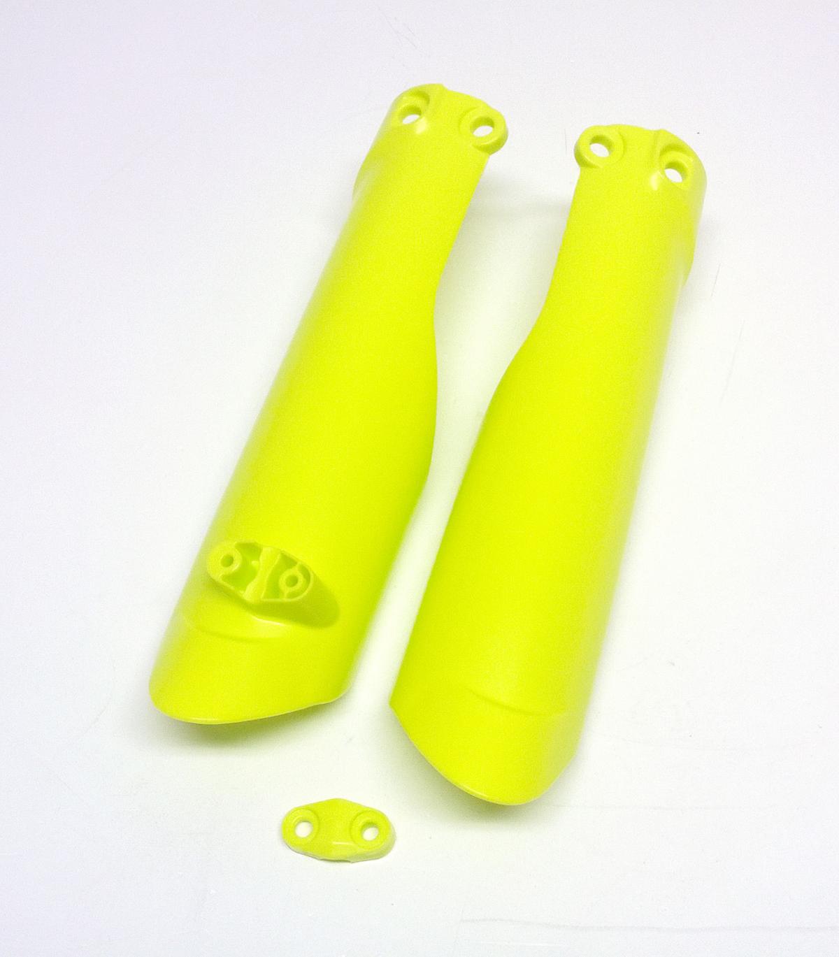 LOWER FORK GUARDS 19-25 KTM SX65, TC65 19-25, YELLOW, RTECH R-PSKTMGQ1965 thumbnail 2