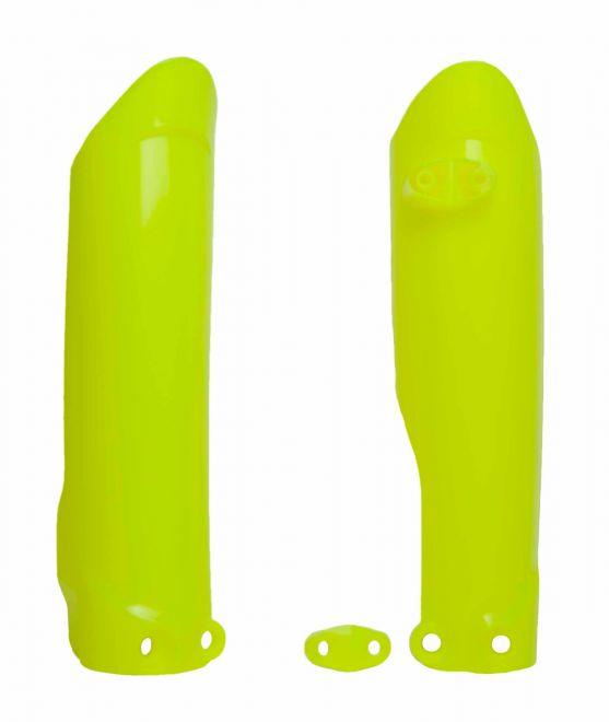 LOWER FORK GUARDS 19-25 KTM SX65, TC65 19-25, NEON YELLOW, RTECH R-PSKTMGF1965