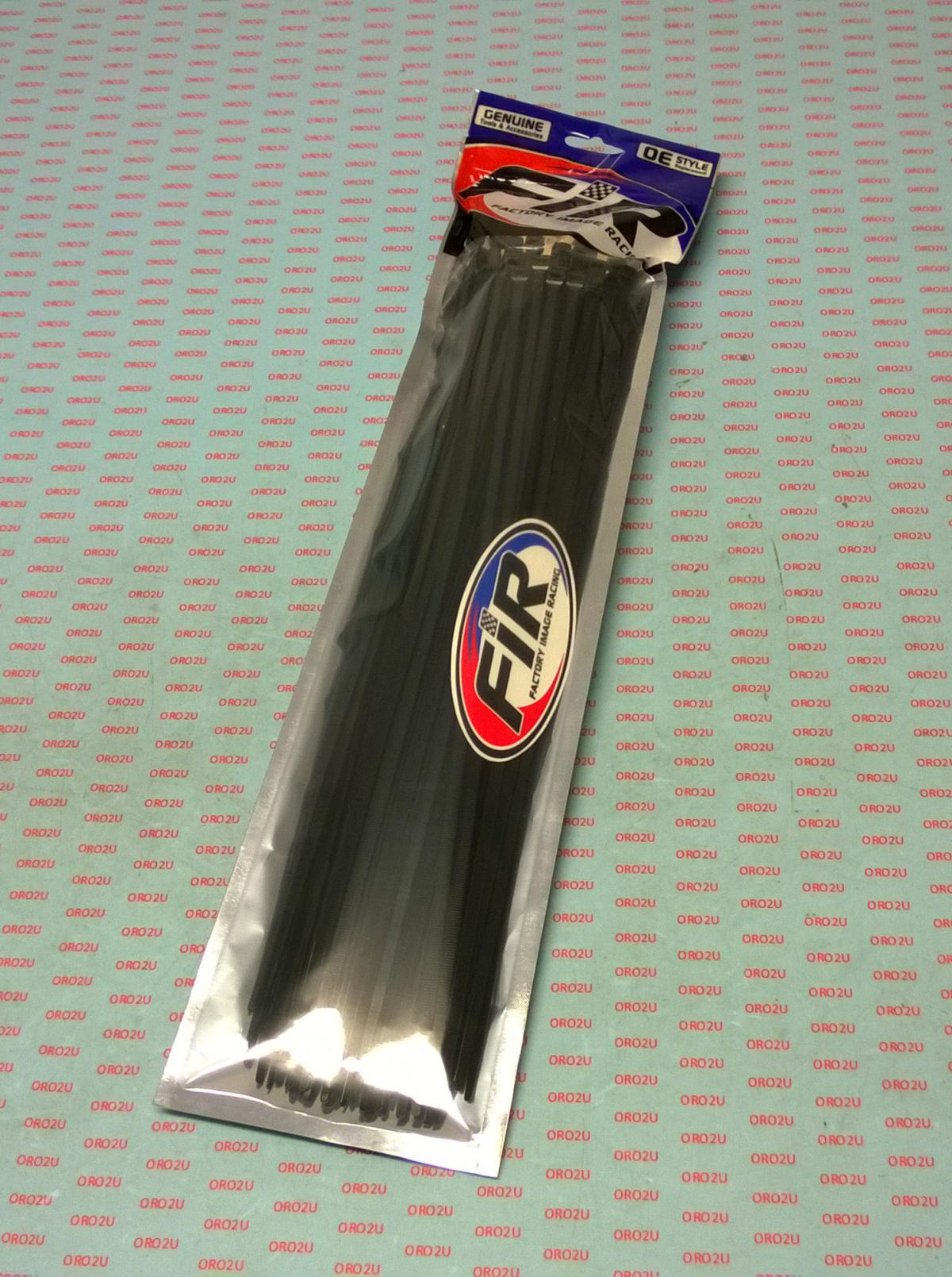 NYLON CABLE ZIP TIES - BLACK, 370mm x 4.8mm - PACK OF 100 thumbnail 3