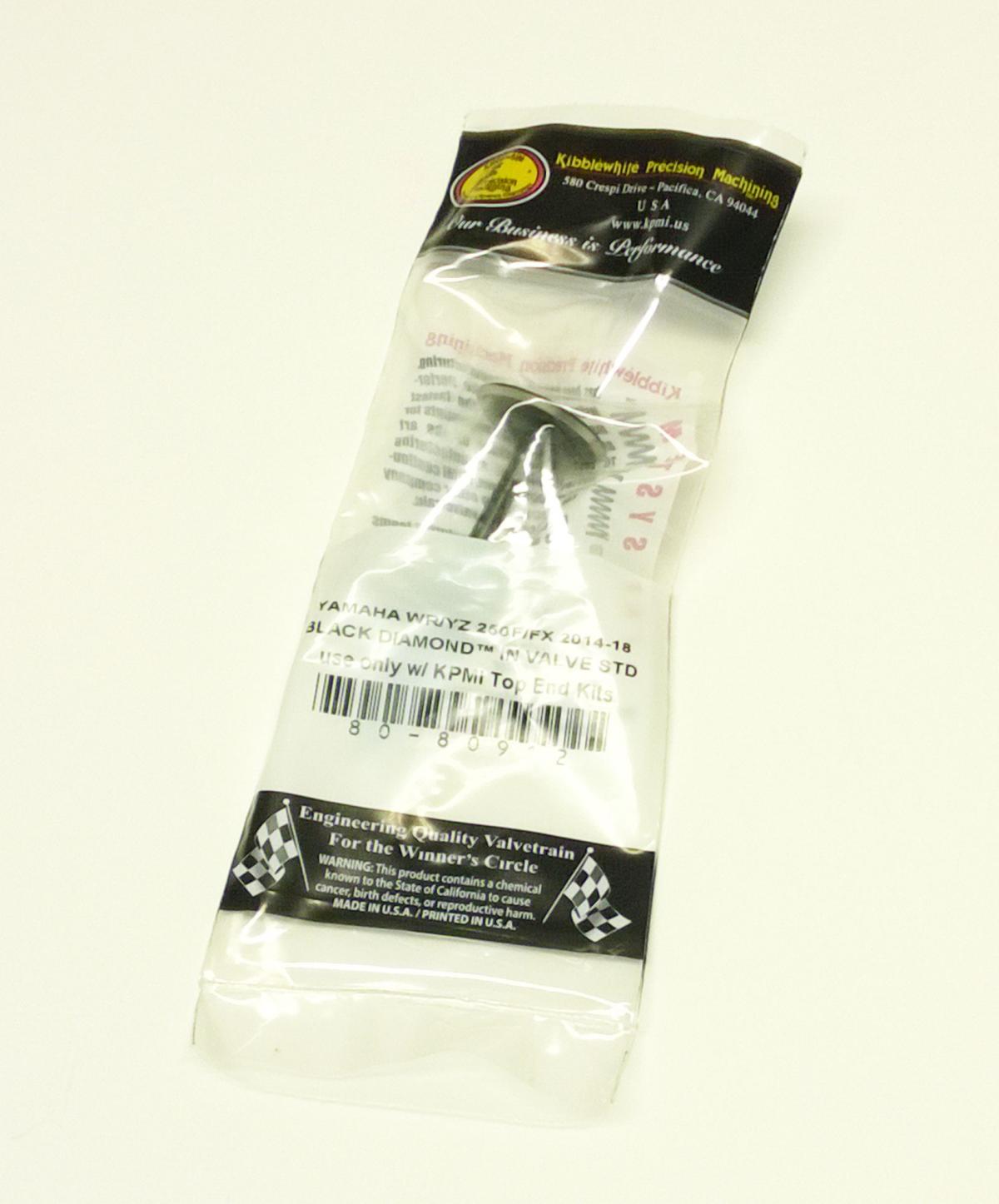VALVE INTAKE YZ250F 14-18, KIBBLEWHITE 80-80912 thumbnail 2