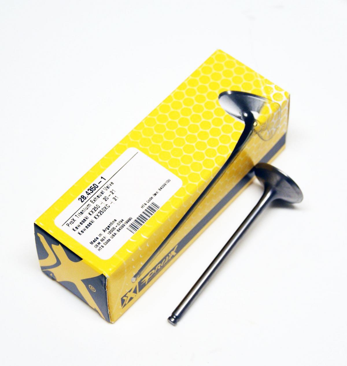 VALVE EXHAUST TITANIUM KAWASAKI KX250F 2020-24, PROX 28.4350-1 thumbnail 2