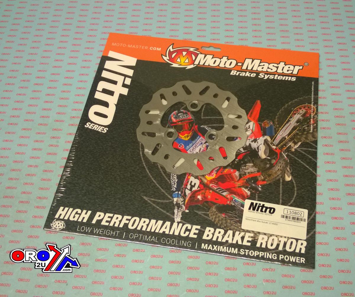 DISC BRAKE FRONT LTR450 06-11, MOTO-MASTER 110802 NITRO, 59211-45G00 image 1