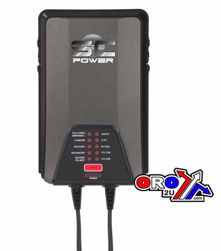 SC38 BATTERY CHARGER 6V 12V LEAD LITHIUM BATTERY CHARGER 3,8A, !!!*** EU SOCKET ***!!! PS SC38 thumbnail 2