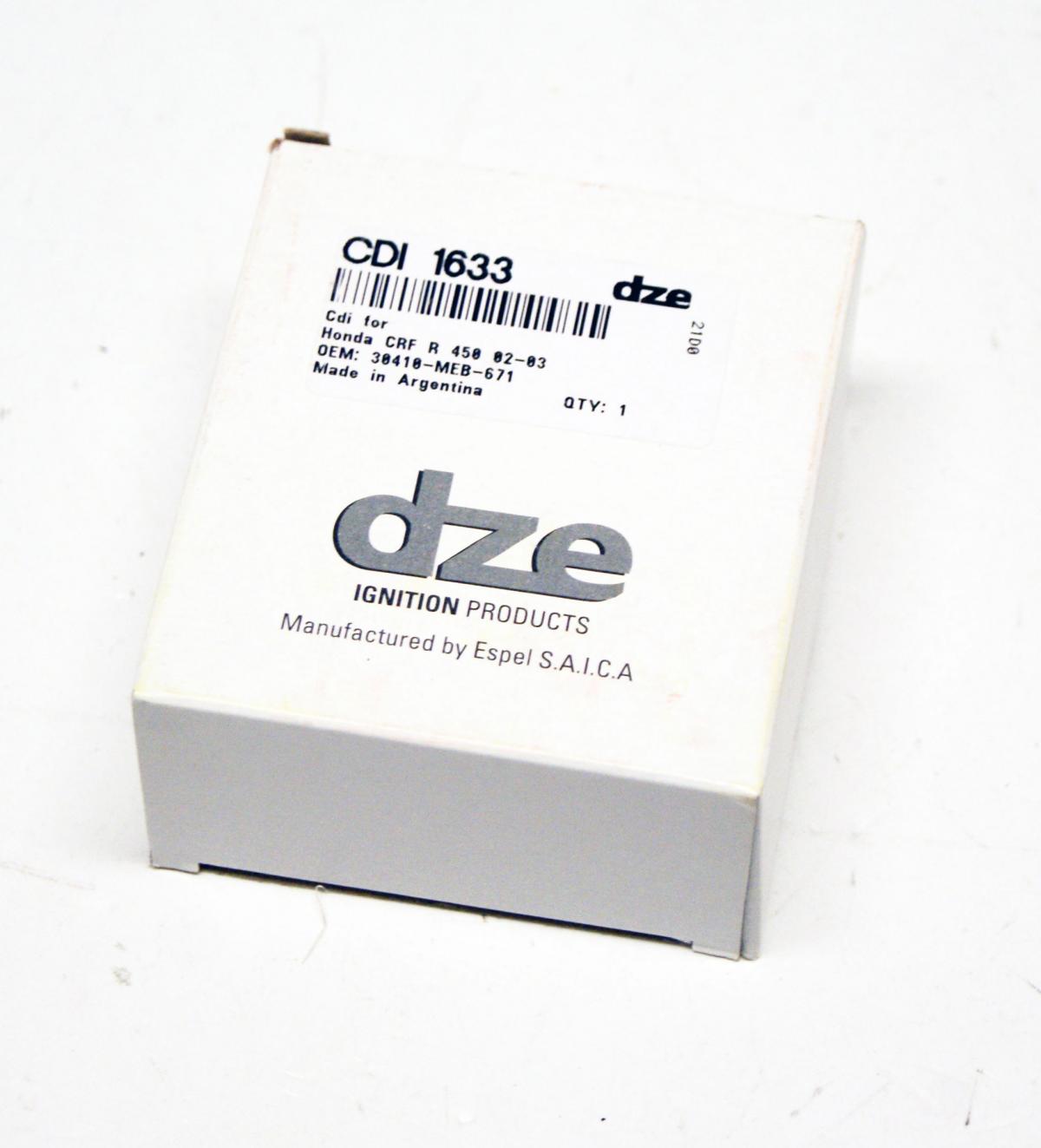 CDI UNIT BOX CRF450R 2002-2003, DZE 01633-04CDI 1633, 30410-MEB-671 thumbnail 4