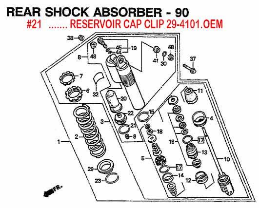 RCU RESERVOIR CAP CLIP SHOWA 'A' KIT 2018, 52452-KS7-831, HKA42-366-Y thumbnail 2