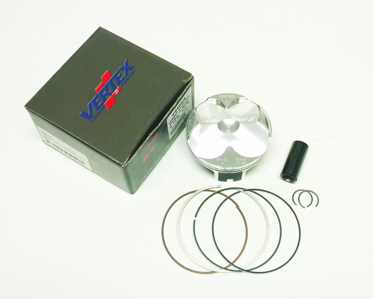 PISTON KIT VERTEX 78.0 A KAWASAKI KX 250 2020, VERTEX 24456A COMPR 14,2:1 thumbnail 2