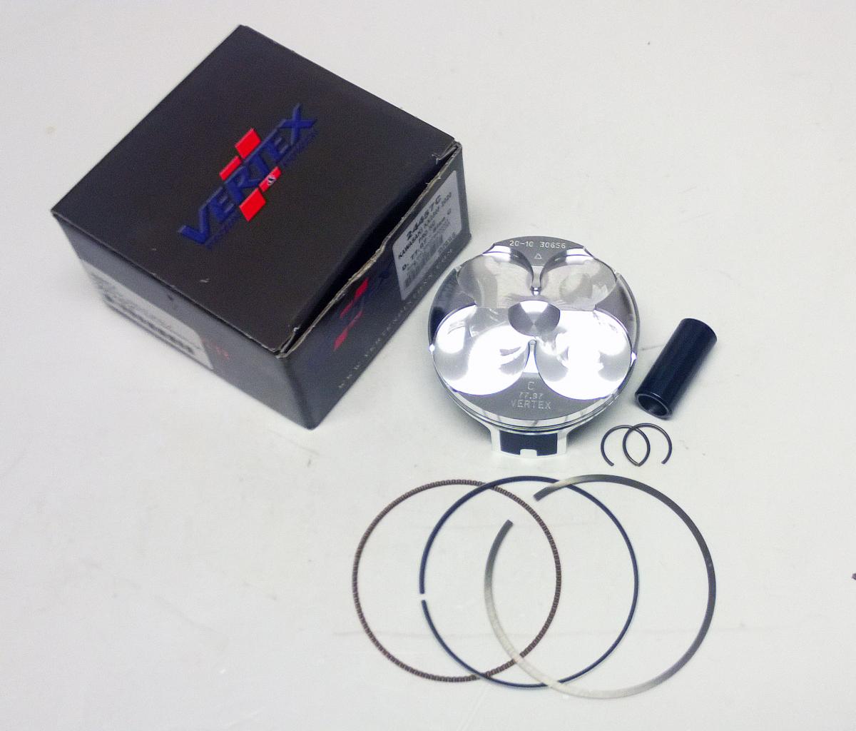 PISTON KIT VERTEX 78.0 B HC KAWASAKI KX 250 2020, VERTEX 24457B HC COMPR 14,9:1 thumbnail 2